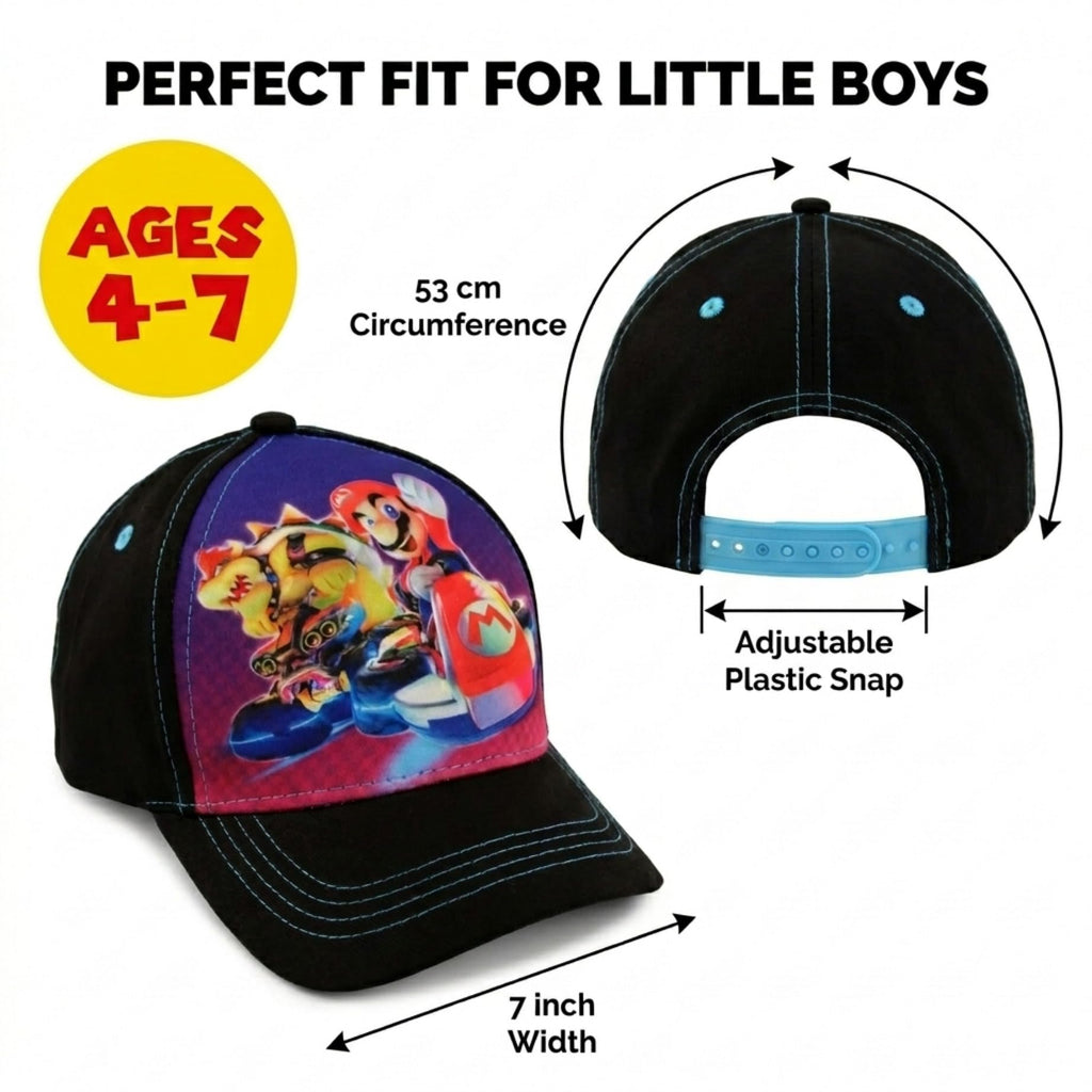 Nintendo Boys' Nintendo Boys' Baseball Cap - Flex Gamingproduct_type