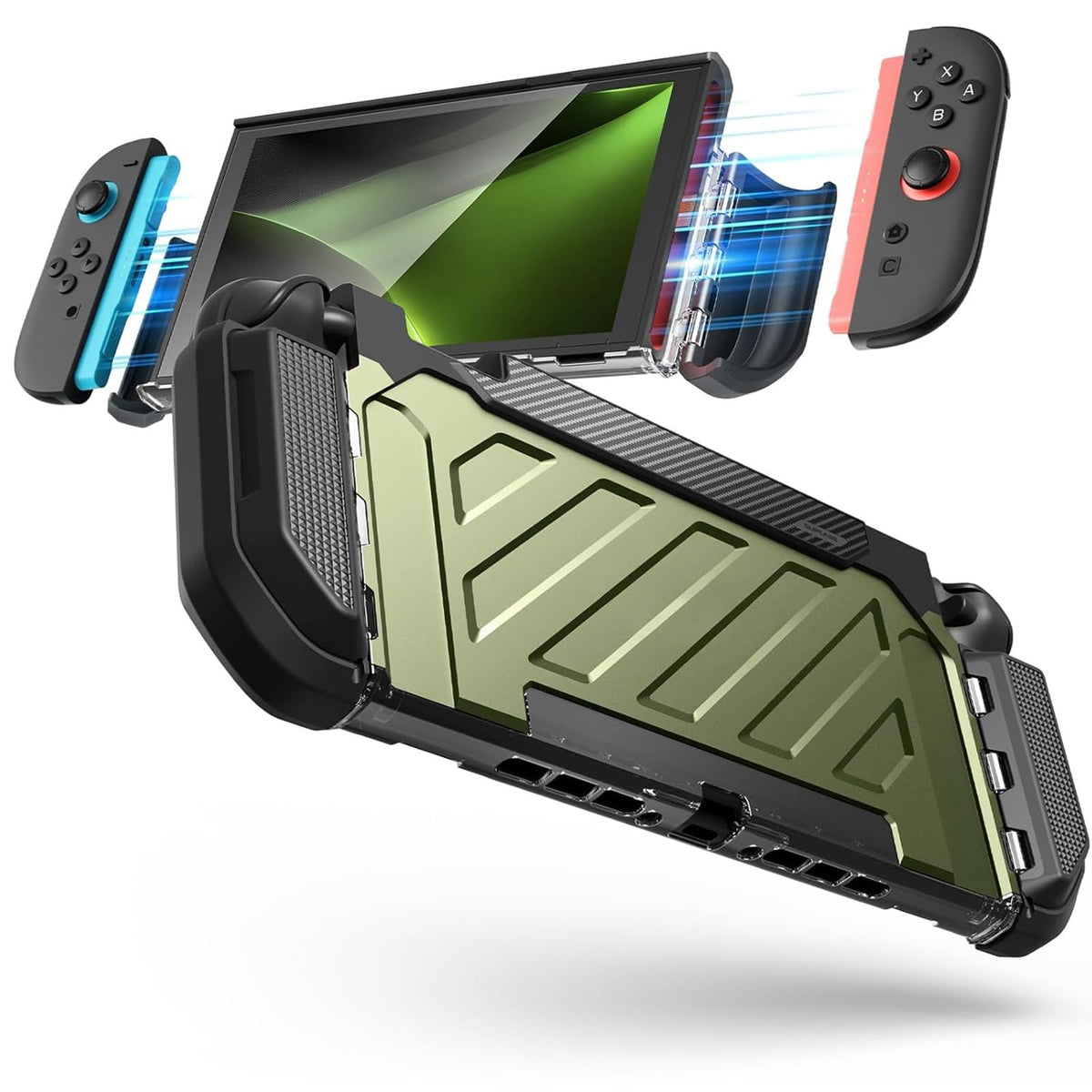 SUPCASE Unicorn Beetle Pro Case for Nintendo Switch 2 2025, [Military-Grade Protection] [Joy Con Remove Friendly] Dockable Integrated Cover Accessories Compatible with Switch 2, Black - Flex Gamingproduct_type
