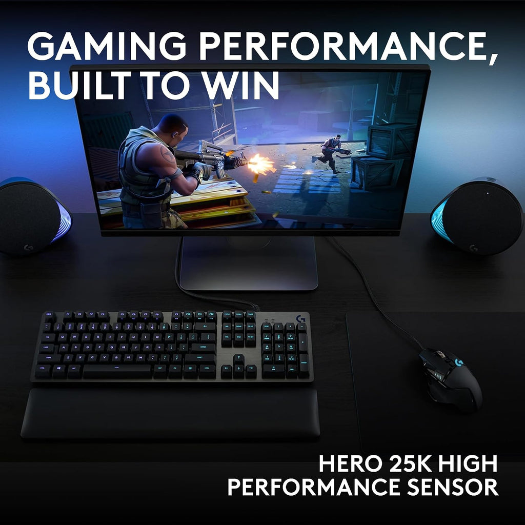 Logitech G502 HERO Gaming Mouse – Wired & Wireless