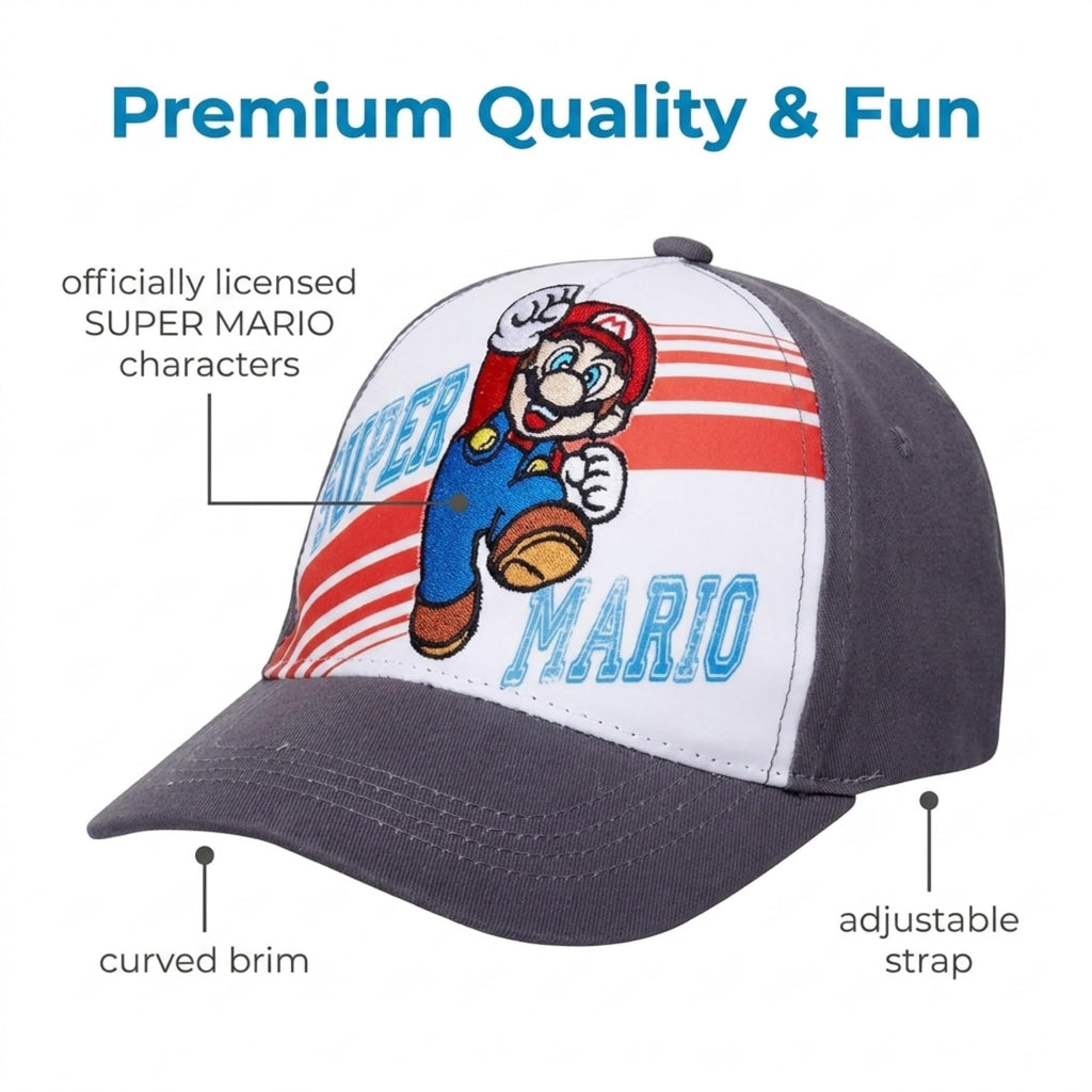 Nintendo Boys' Nintendo Boys' Baseball Cap - Flex Gamingproduct_type