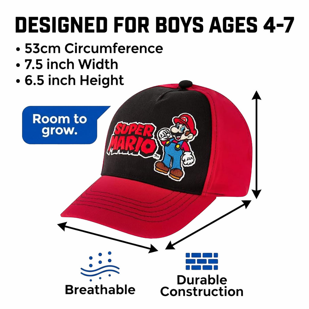 Nintendo Boys' Nintendo Boys' Baseball Cap - Flex Gamingproduct_type