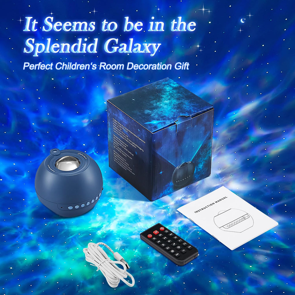One Fire 360 Game Lights Galaxy Projector Gaming Accessories Gaming Room Decor Green Star Bluetooth Speaker+15 White Noise Man Cave Accessories Cool Gifts for Men Birthday Gift Cool Stuff for Teen Boy - Flex Gamingproduct_type