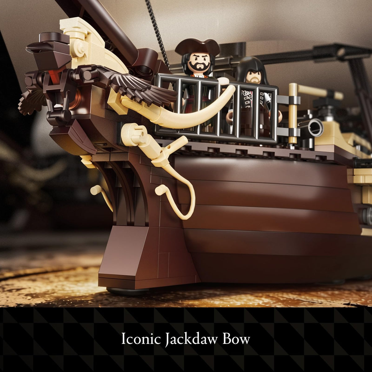 Wise Block Assassin's Creed Black Flag – Jackdaw Pirate Ship Building Set – 2 Sizes
