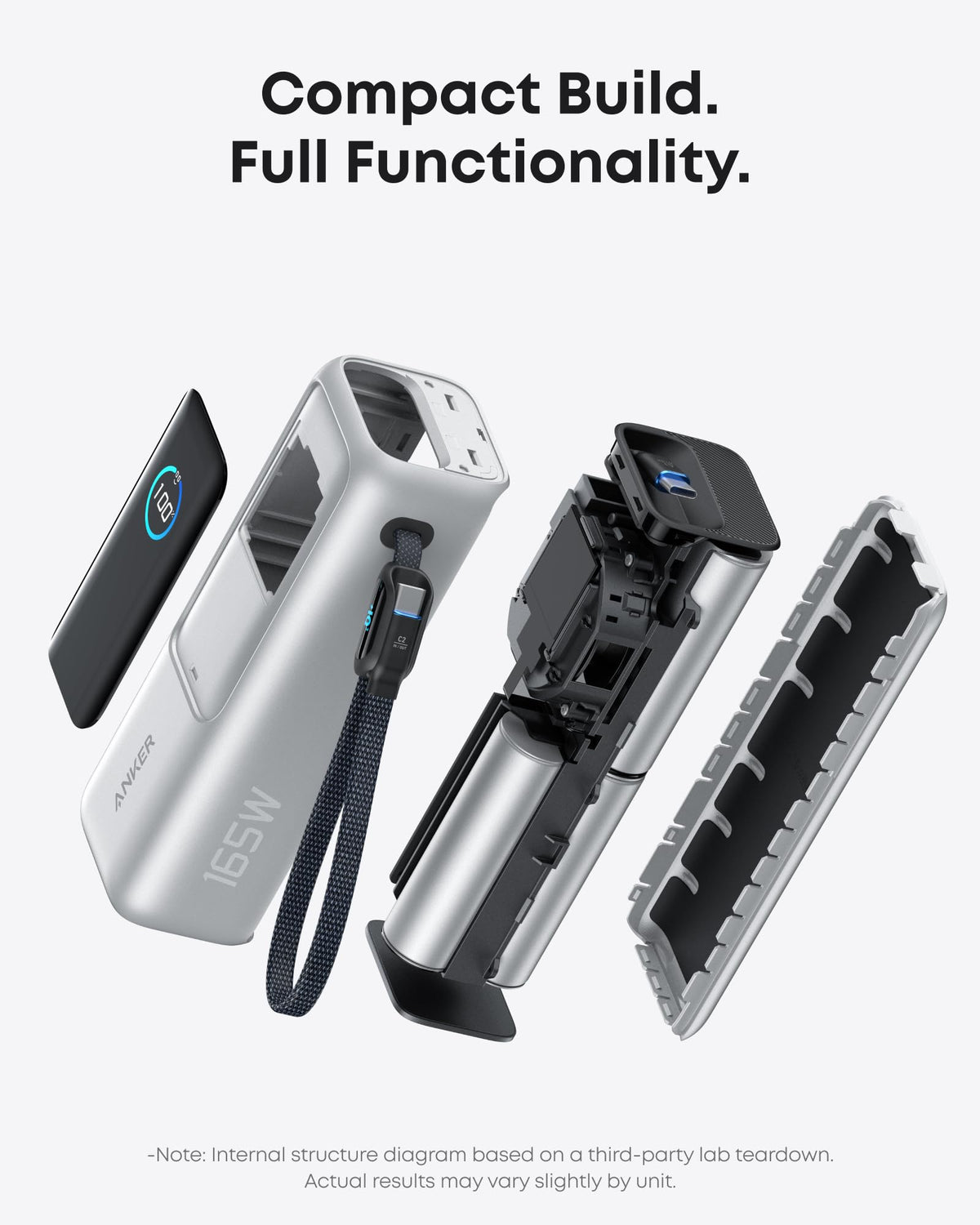 Anker 25K Power Bank with Built-In Cables – 2 Colors
