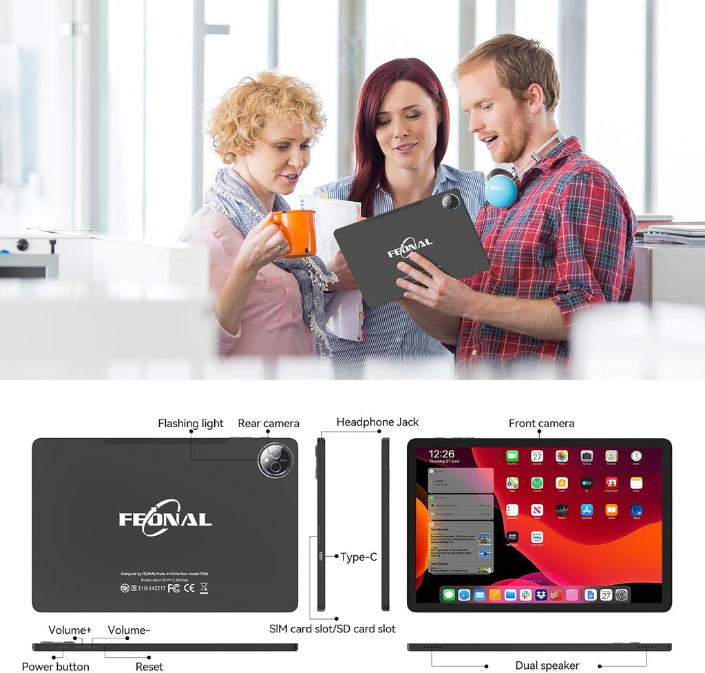 FEONAL 11-Inch Android 16 Tablet – 2 Colors