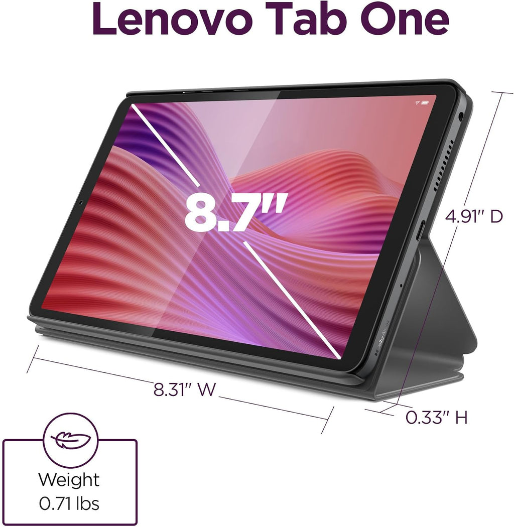 Lenovo Tab One 8.7-Inch Tablet with Folio Case