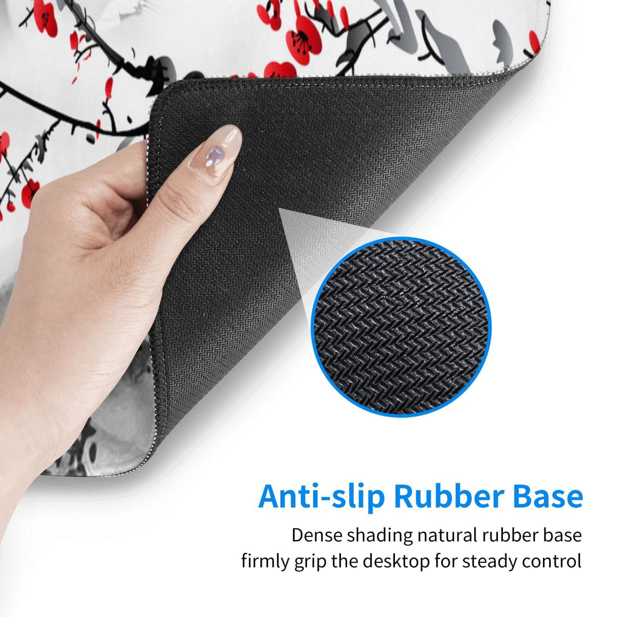 White Ukiyo-e Style Sports Car Large Gaming Mouse Pad Desktop Mat 31.5x11.8 Inch - Non-Slip Rubber Base - for Gamers - Perfect for Gamers & PC Enthusiasts - Flex Gamingproduct_type