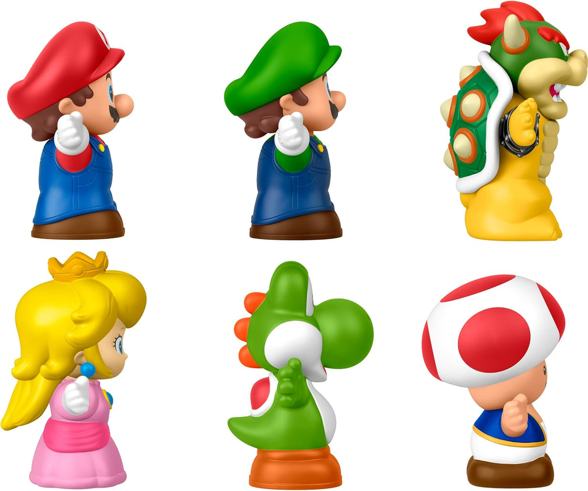 Fisher-Price Little People My Mario – 6-Piece Character Figure Set