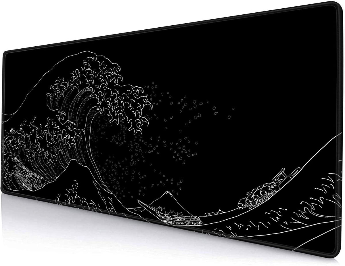 Gaming Mouse Pad, Large Non-Slip Rubber Base Mousepad, Keyboard Mouse Mat, Desk Pad with Stitched Edges, 31.5x11.8inch, Dazzling Galaxy - Flex Gamingproduct_type