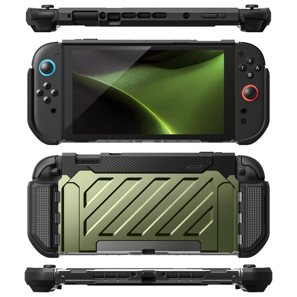 SUPCASE Unicorn Beetle Pro Case for Nintendo Switch 2 2025, [Military-Grade Protection] [Joy Con Remove Friendly] Dockable Integrated Cover Accessories Compatible with Switch 2, Black - Flex Gamingproduct_type