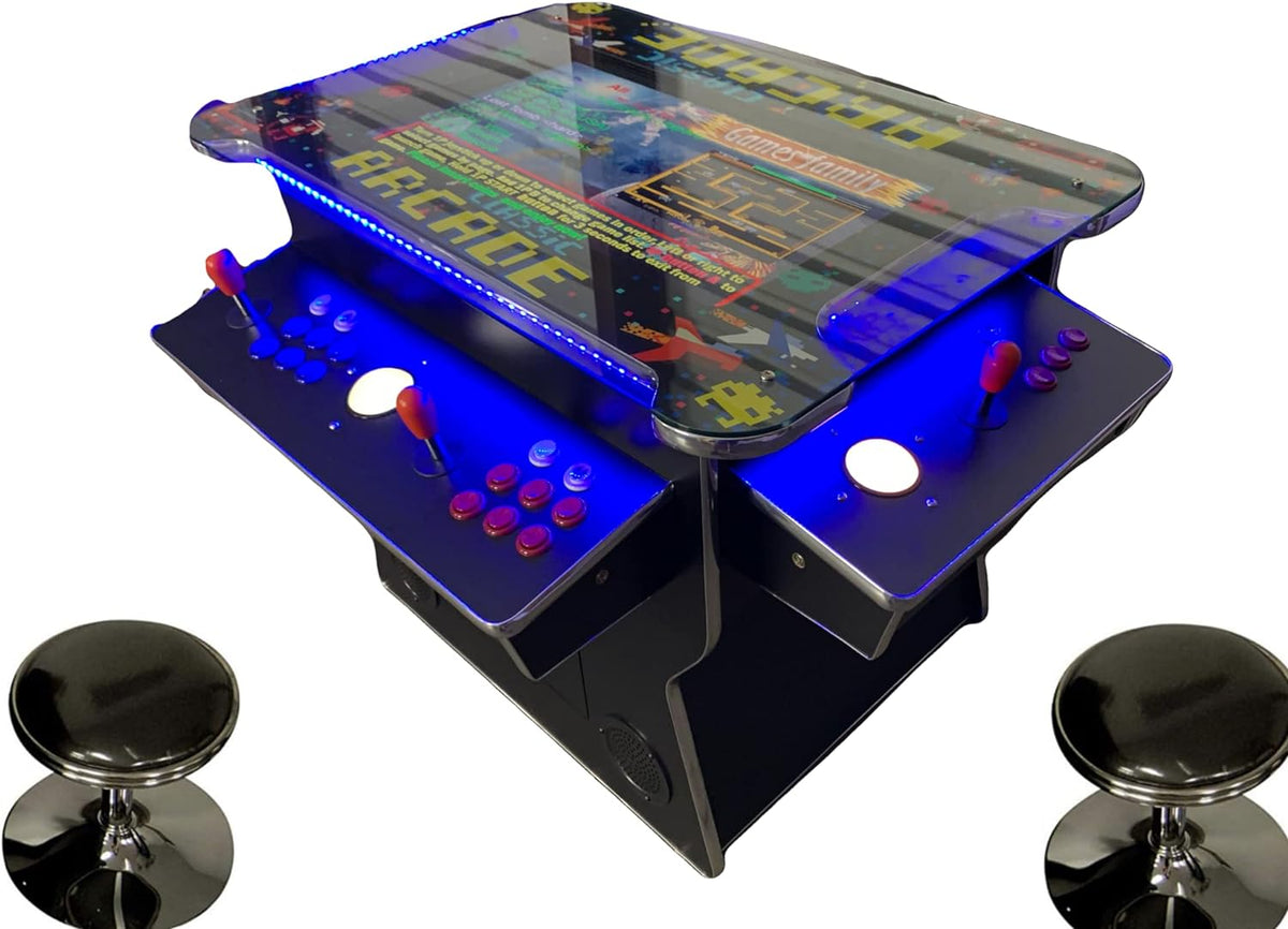 TOP US VIDEO ARCADES Cocktail Arcade Machine – 4,500 Games