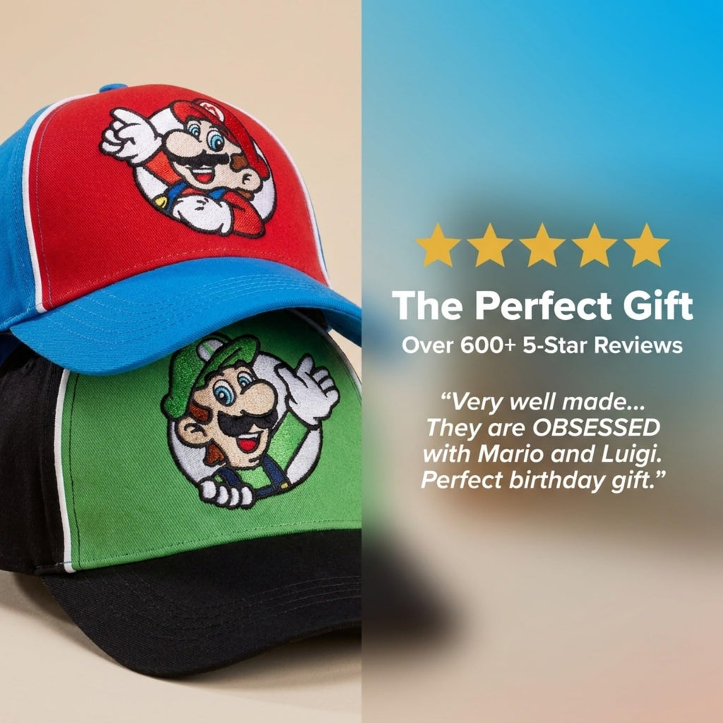 Nintendo Boys' Nintendo Boys' Baseball Cap - Flex Gamingproduct_type
