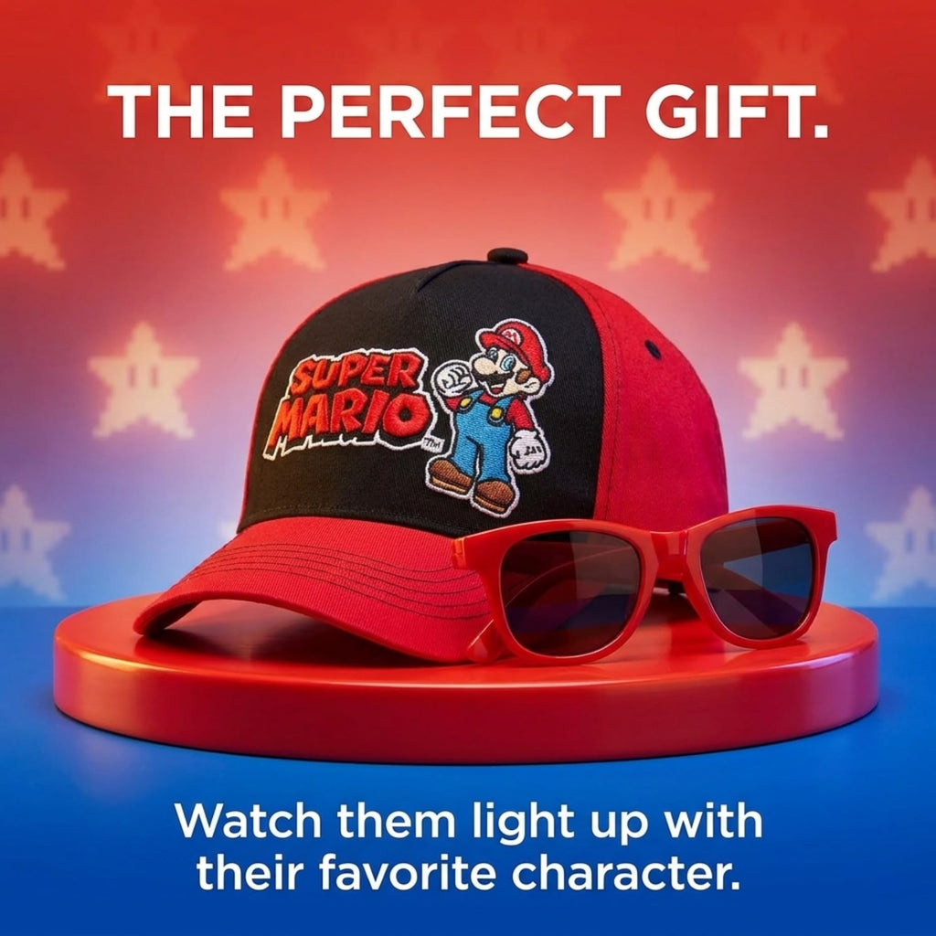 Nintendo Boys' Nintendo Boys' Baseball Cap - Flex Gamingproduct_type