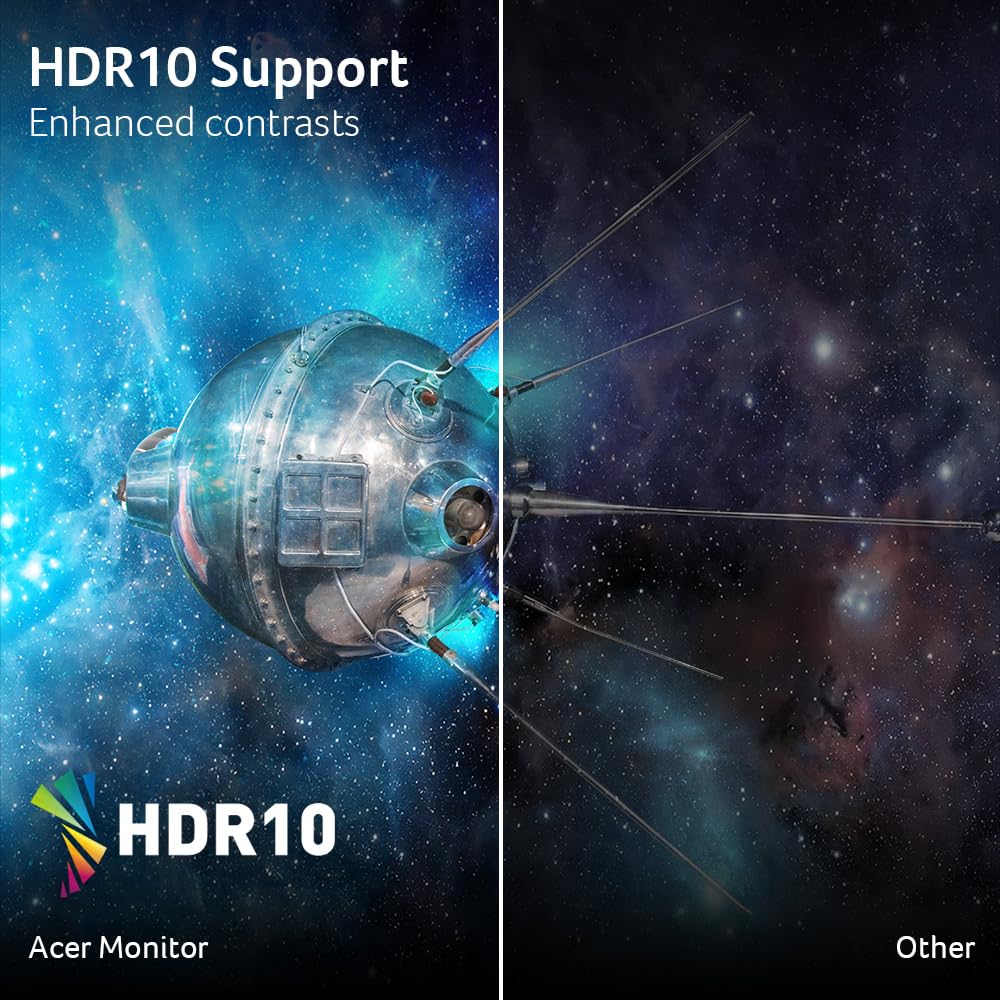 acer Nitro 27 Inch QHD 2560 x 1440 IPS Gaming Monitor | AMD FreeSync | Up to 180Hz Refresh | Up to 0.5ms | DCI-P3 95% | HDR 10 Support | One Display Port 1.2 & Two HDMI 2.0 | KG271U N3bmiipx - Flex Gamingproduct_type