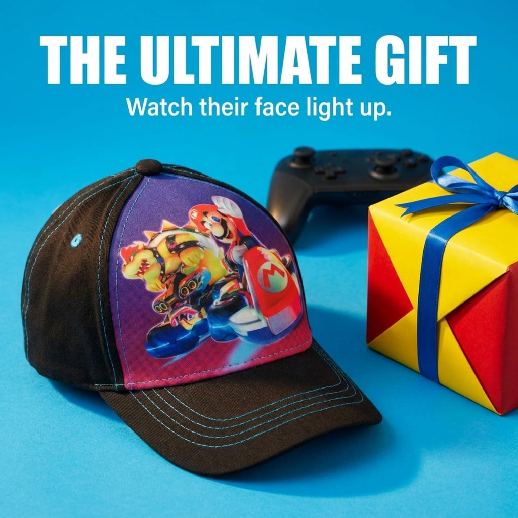 Nintendo Boys' Nintendo Boys' Baseball Cap - Flex Gamingproduct_type