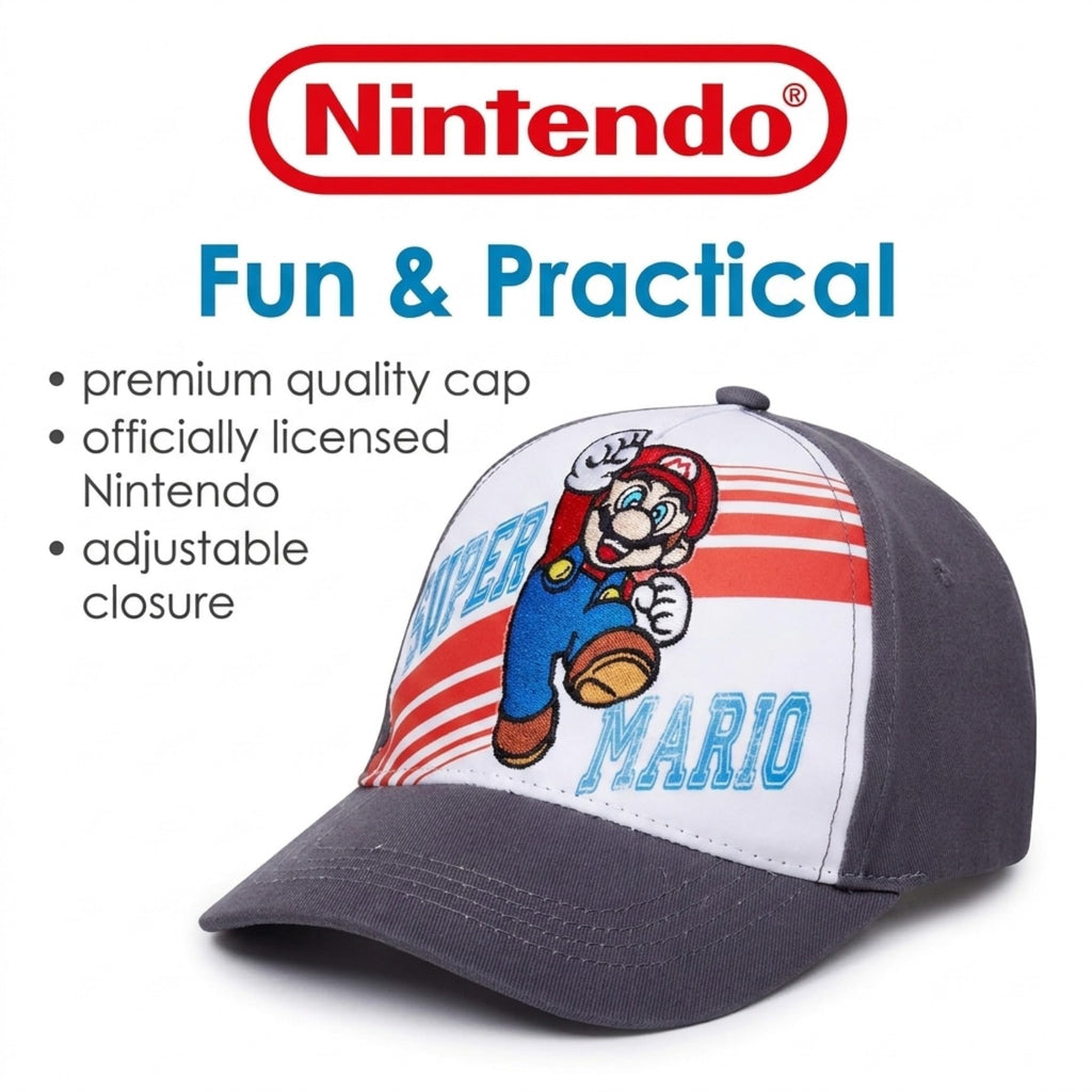 Nintendo Boys' Nintendo Boys' Baseball Cap - Flex Gamingproduct_type