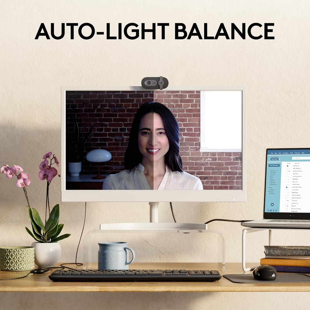 Logitech Brio 101 Full HD 1080p Webcam – 2 Colors & 2 Sizes