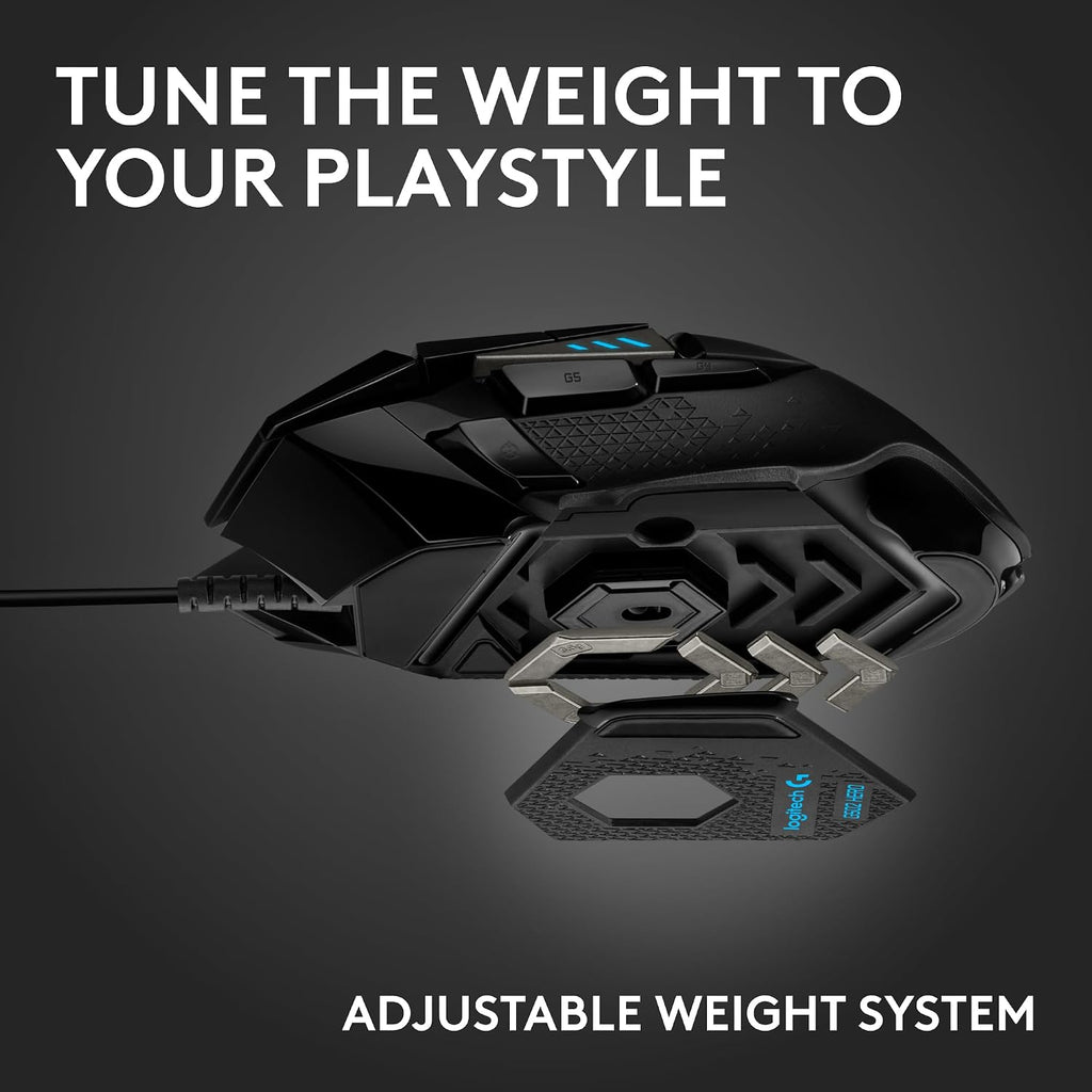 Logitech G502 HERO Gaming Mouse – Wired & Wireless