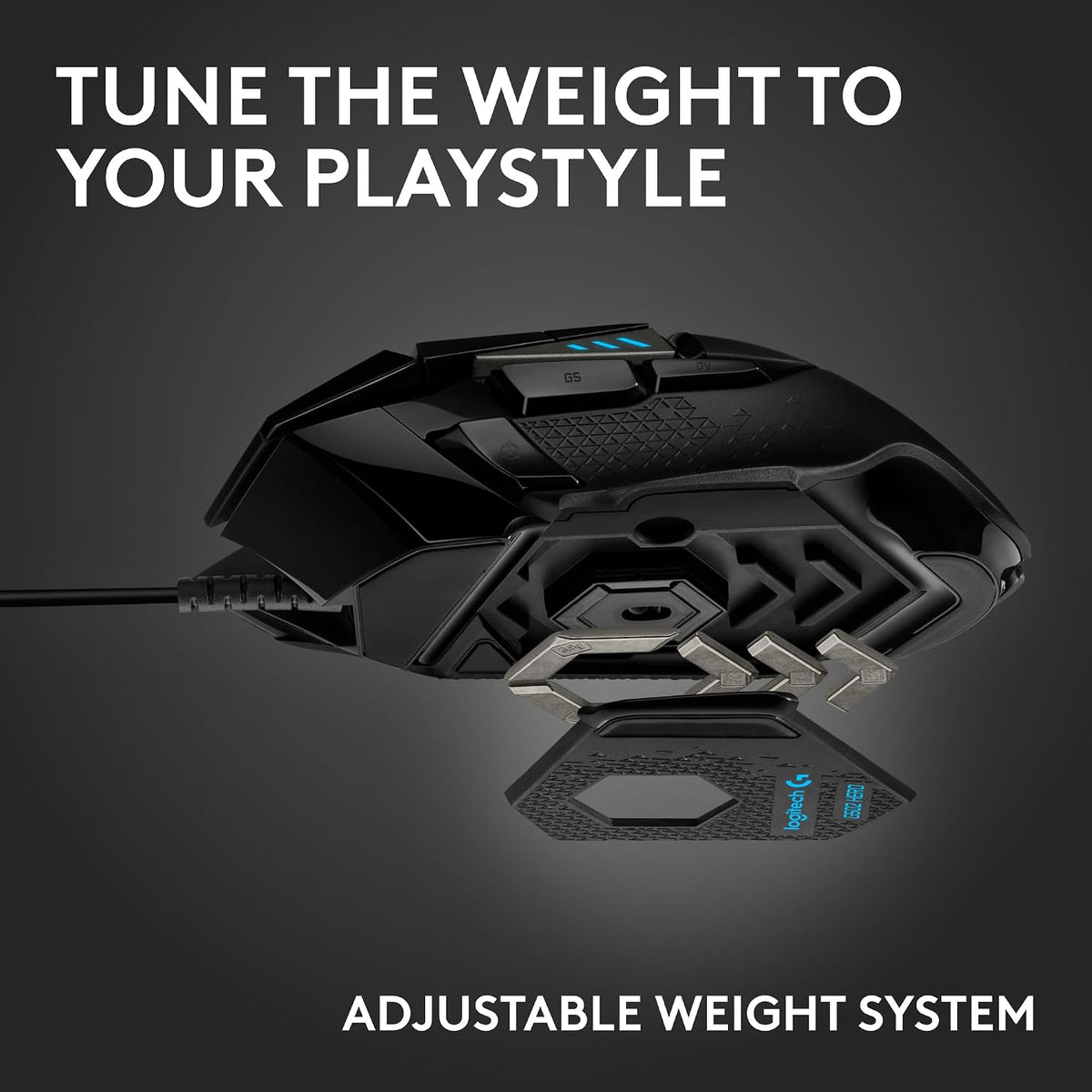 Logitech G502 HERO Gaming Mouse – Wired & Wireless