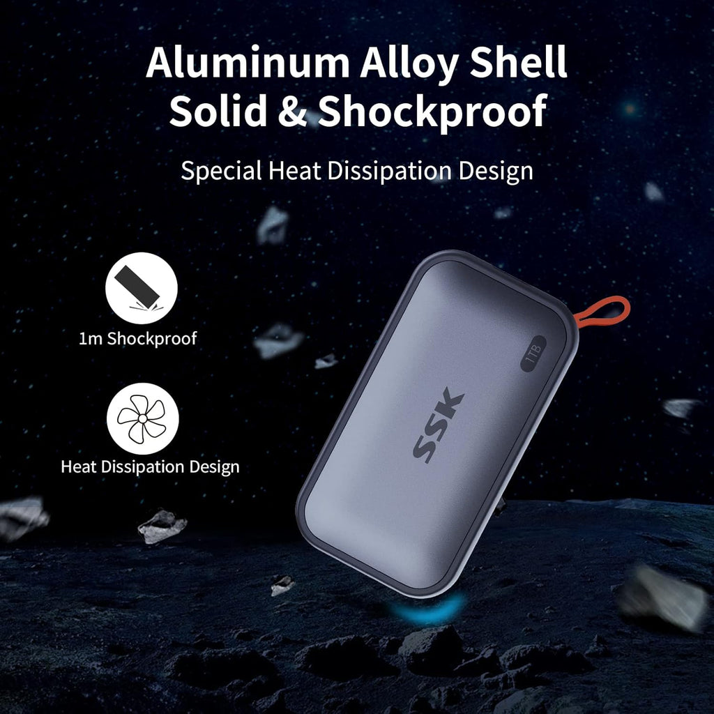 SSK Portable SSD – 250GB, 500GB, 1TB & 4TB