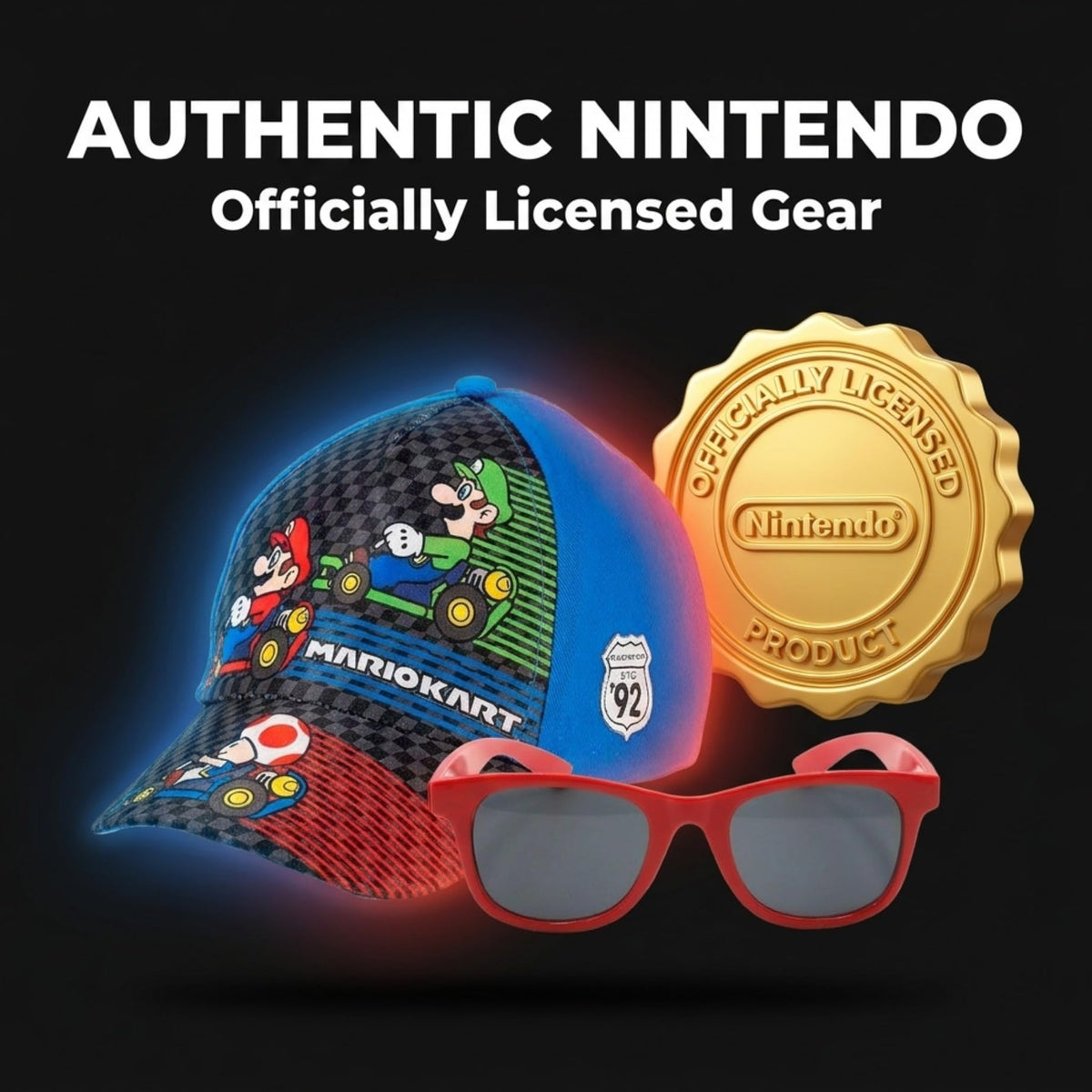 Nintendo Boys' Nintendo Boys' Baseball Cap - Flex Gamingproduct_type