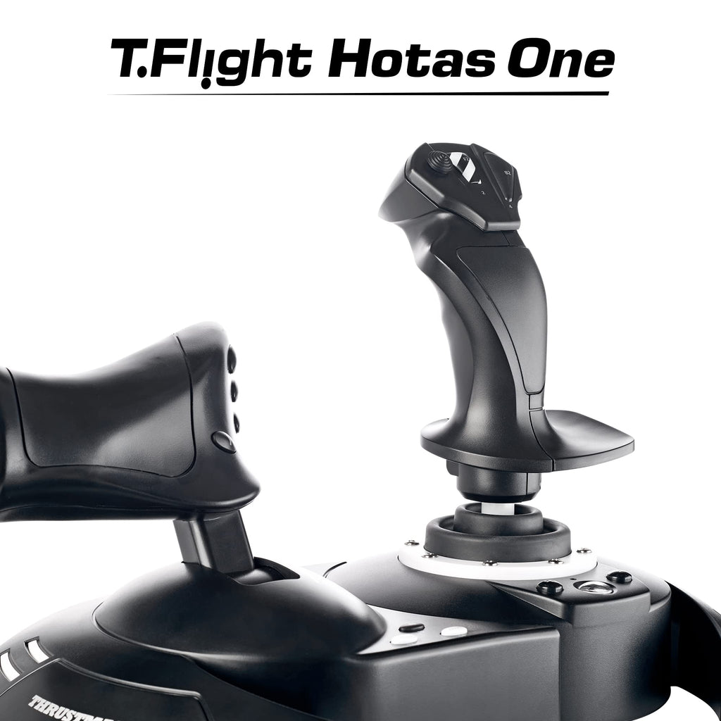 Thrustmaster T-Flight Full Kit HOTAS with Rudder Pedals - XBOX & PC | Hall-Effect joystick, 5 axes, 14 mappable buttons, detachable throttle, hat switch, adjustable resistance, for flight sims - Flex Gamingproduct_type