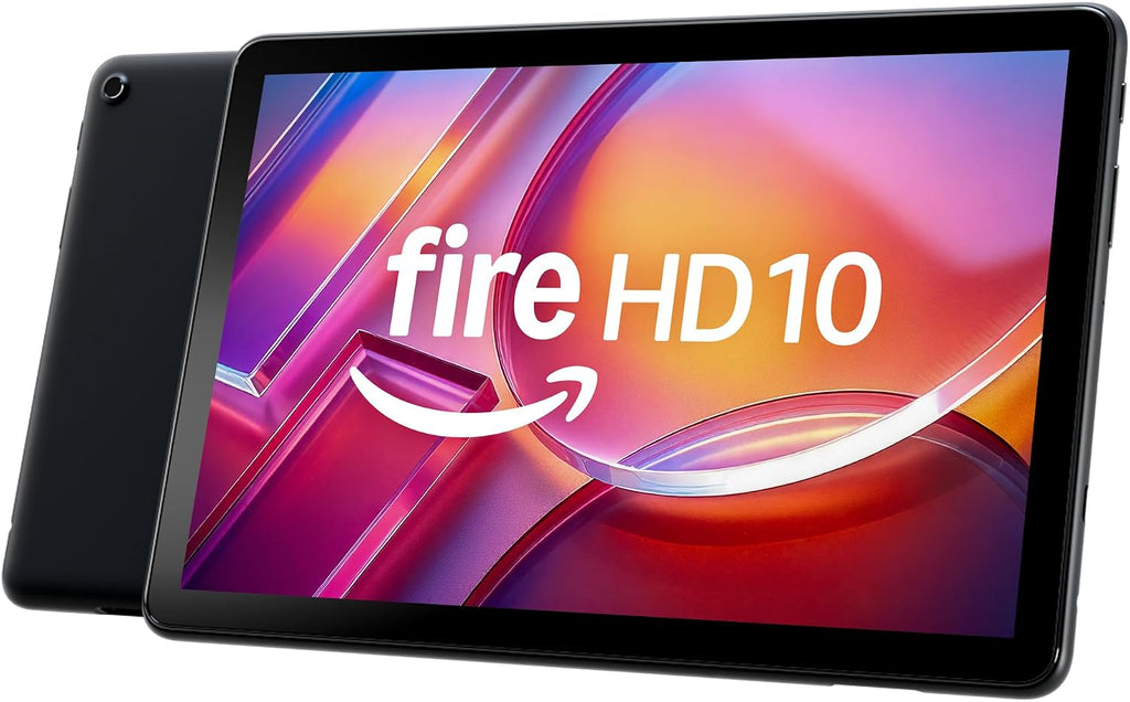Amazon Fire HD 10 Tablet with Lockscreen Ads – 32GB, Black