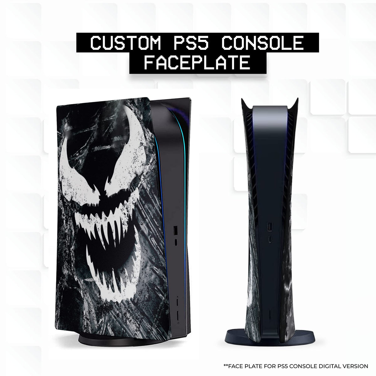 BCB Controllers Custom Console Face Plate Compatible with PS_5 Console | Console Cover for Play_Station 5 | Proudly Customized in USA with Permanent Hydro-DIP Printing (NOT JUST A Skin) - Flex Gamingproduct_type
