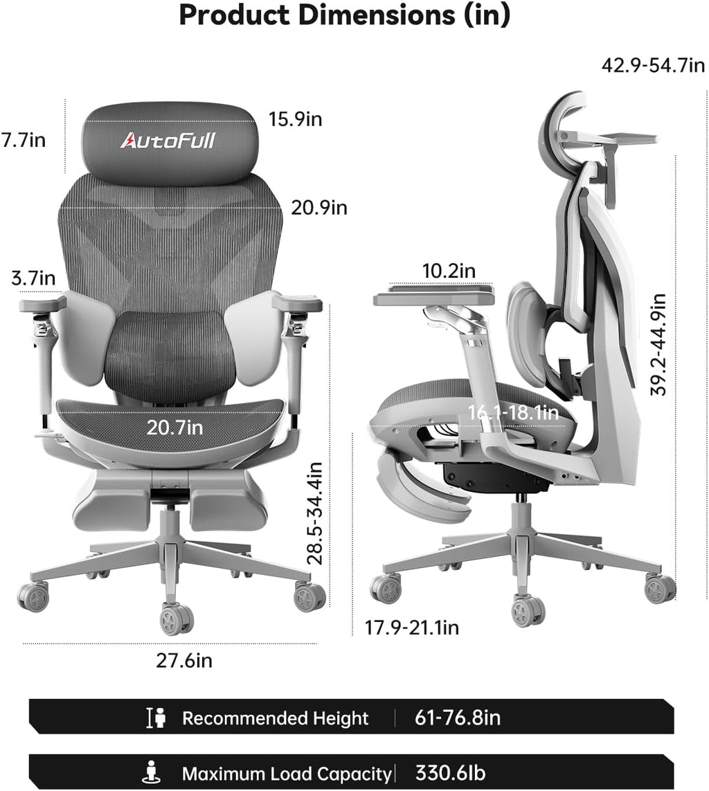 AutoFull G7 Ergonomic Gaming Chair – 4 Colors
