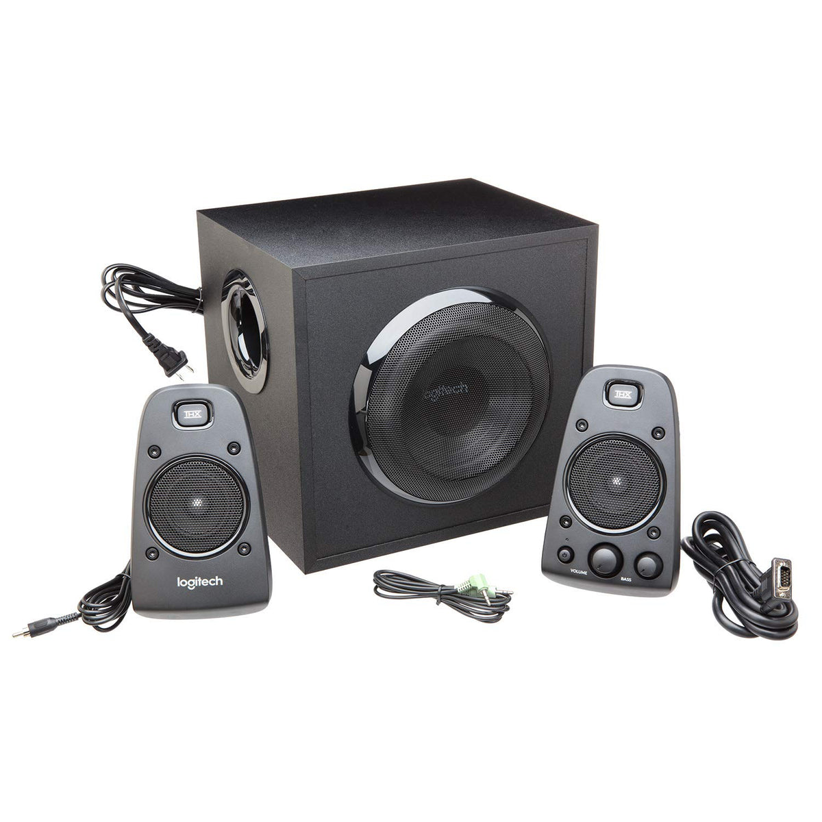 Logitech Z625 THX-Certified 2.1 Speaker System – Analog & Analog/Optical