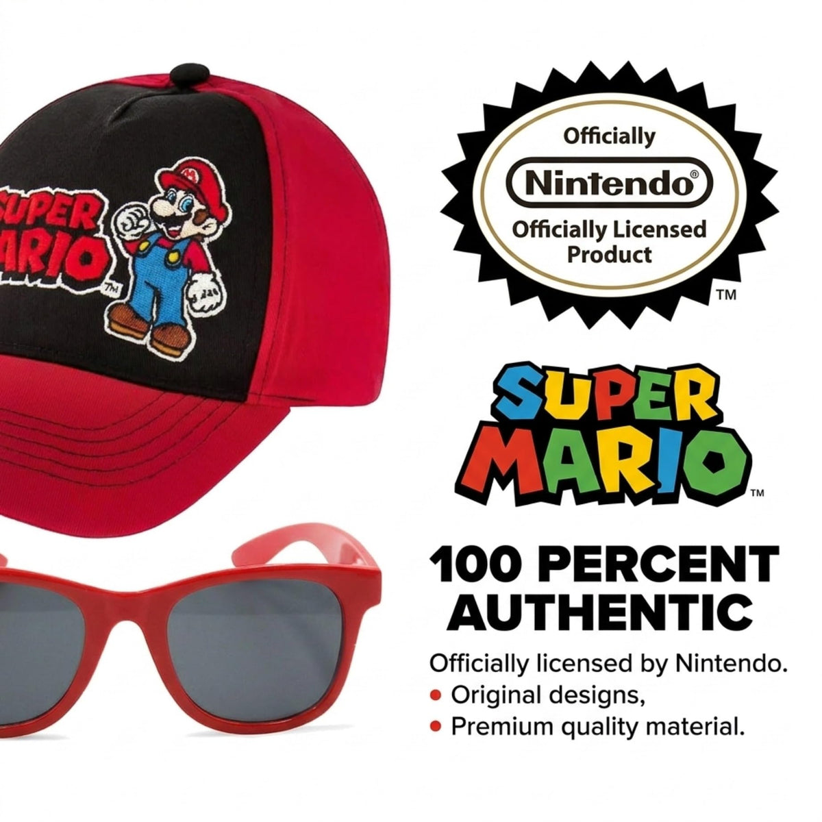 Nintendo Boys' Nintendo Boys' Baseball Cap - Flex Gamingproduct_type