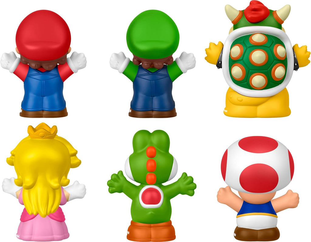Fisher-Price Little People My Mario – 6-Piece Character Figure Set