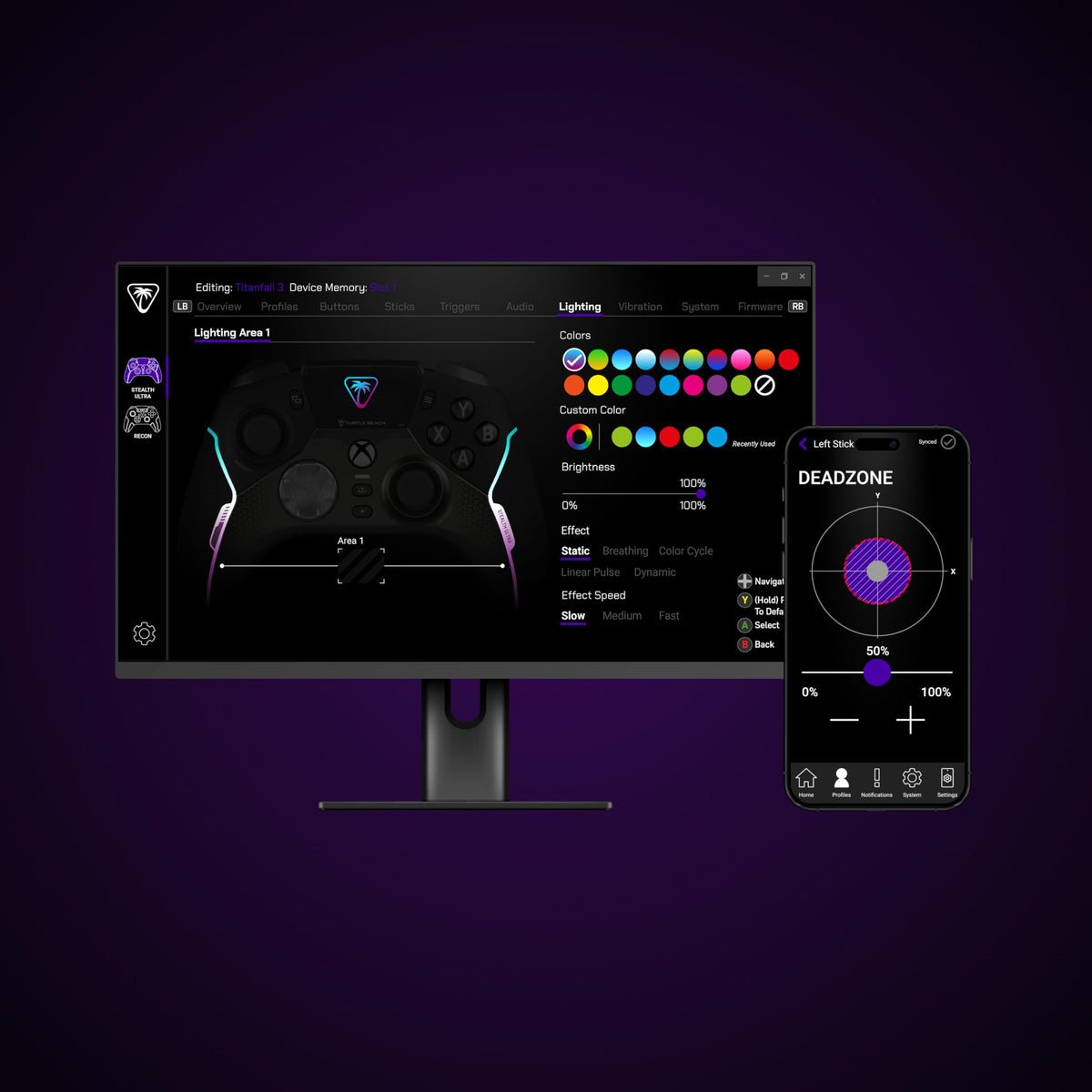 Turtle Beach Stealth Ultra Wireless RGB Gaming Controller, Xbox Series X|S | Also works with PC, Xbox One, Android, Bluetooth, Customizable Display Screen, Rapid Charging Dock, 30-Hr Battery, Black - Flex Gamingproduct_type