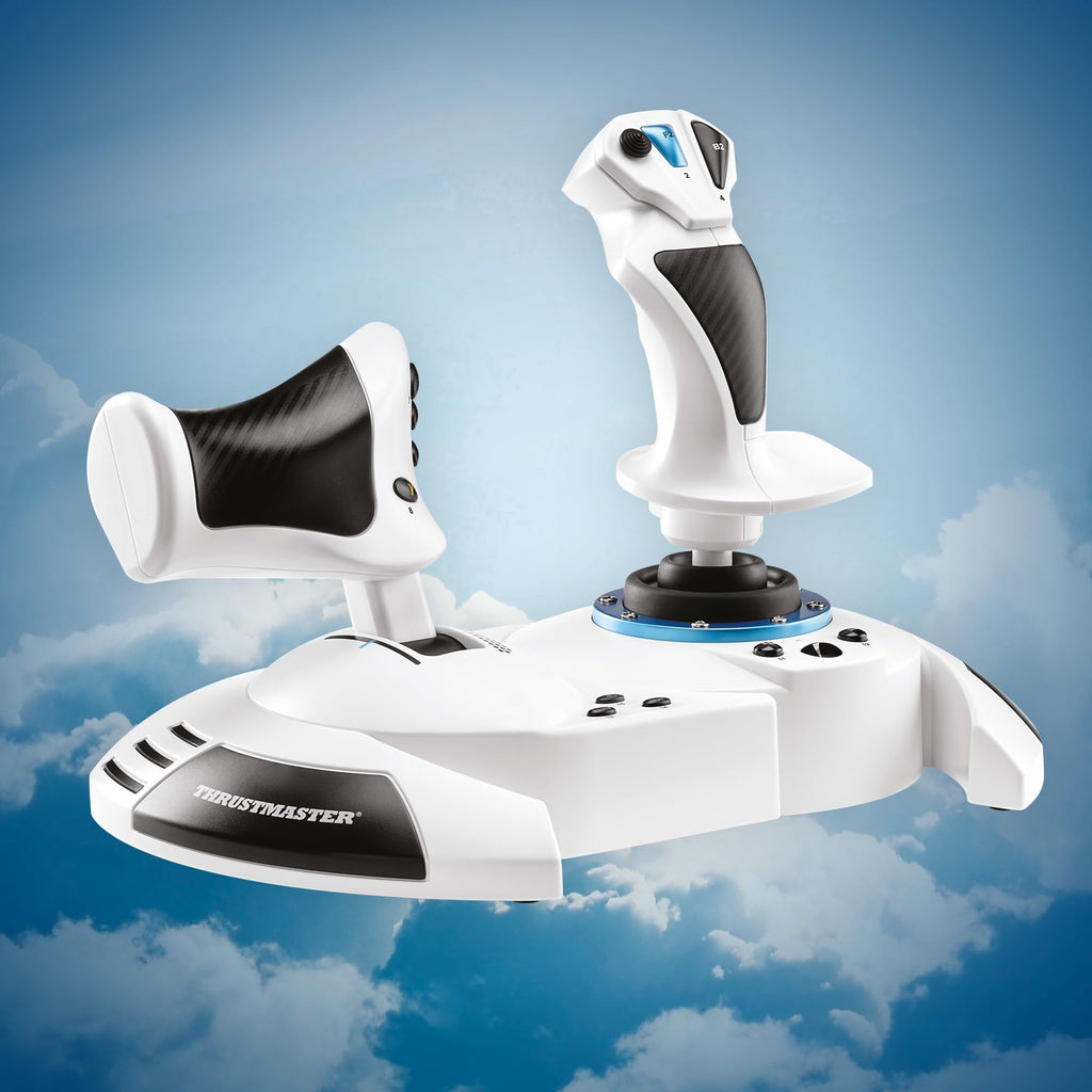 Thrustmaster T-Flight Full Kit HOTAS with Rudder Pedals - XBOX & PC | Hall-Effect joystick, 5 axes, 14 mappable buttons, detachable throttle, hat switch, adjustable resistance, for flight sims - Flex Gamingproduct_type