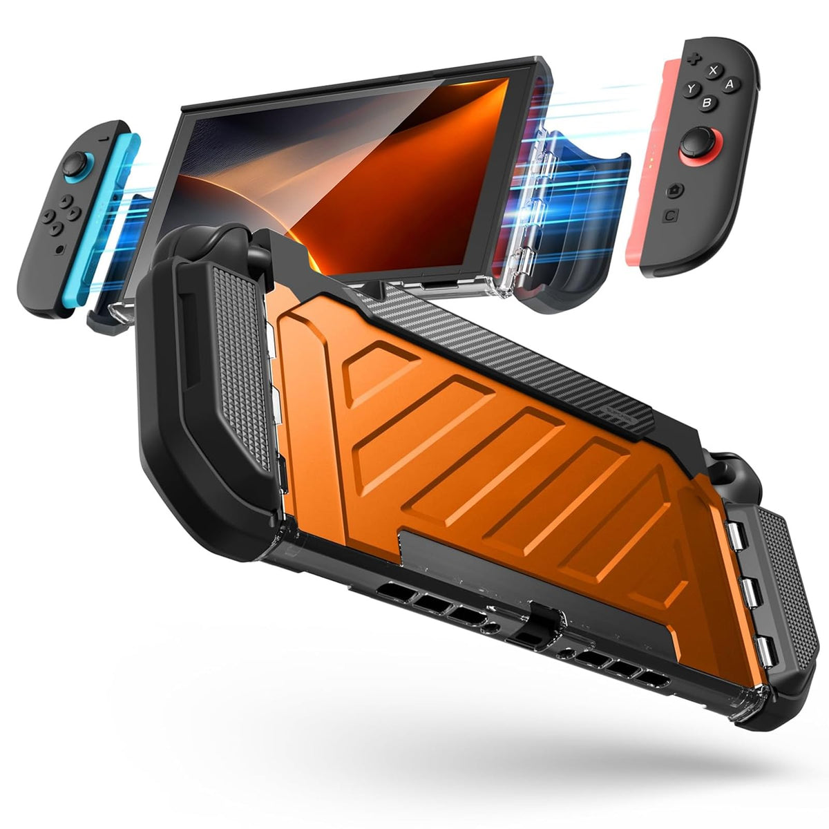 SUPCASE Unicorn Beetle Pro Case for Nintendo Switch 2 2025, [Military-Grade Protection] [Joy Con Remove Friendly] Dockable Integrated Cover Accessories Compatible with Switch 2, Black - Flex Gamingproduct_type