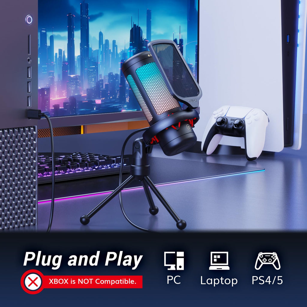 TONOR TC310+ RGB Gaming Microphone Set – 3 Styles & 3 Colors