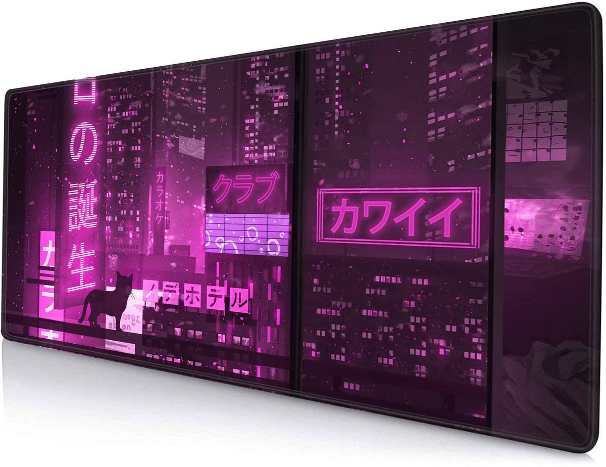 Gaming Mouse Pad, Large Non-Slip Rubber Base Mousepad, Keyboard Mouse Mat, Desk Pad with Stitched Edges, 31.5x11.8inch, Dazzling Galaxy - Flex Gamingproduct_type