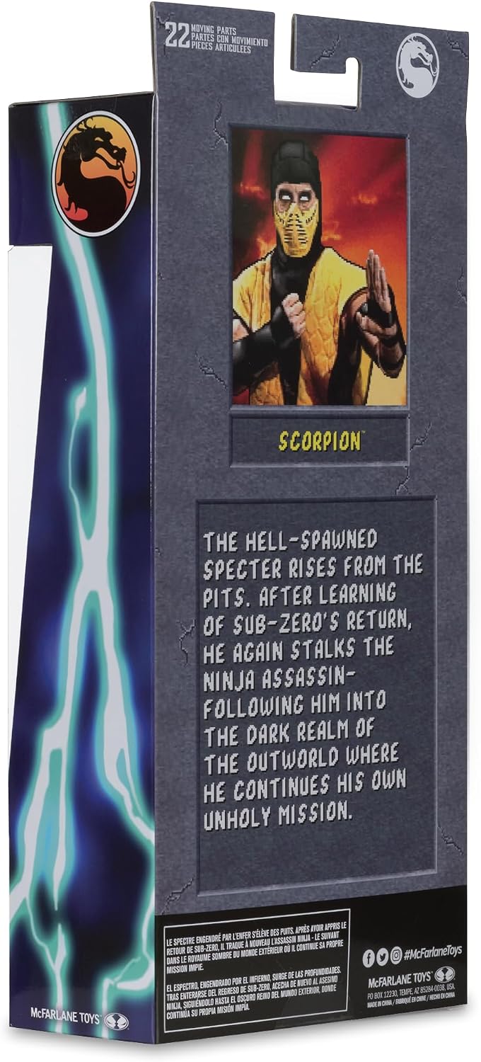McFarlane Toys Mortal Kombat Klassic – Scorpion 7" Action Figure Wave 1