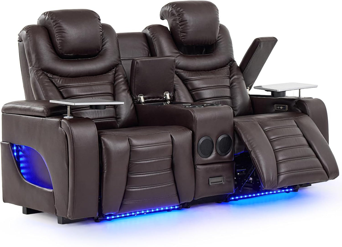 URRED Power Recliner Sofa for Home Theater – 3 Sizes & 4 Colors