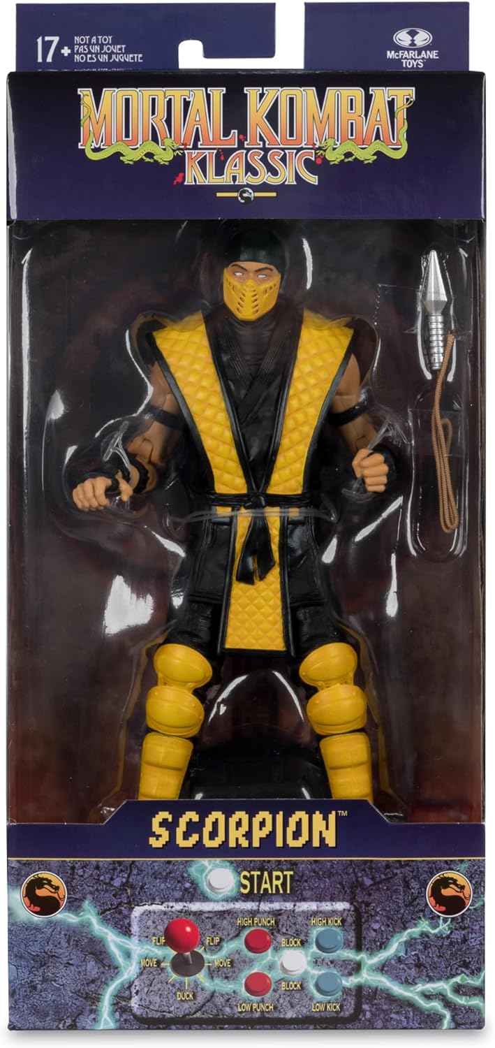 McFarlane Toys Mortal Kombat Klassic – Scorpion 7" Action Figure Wave 1