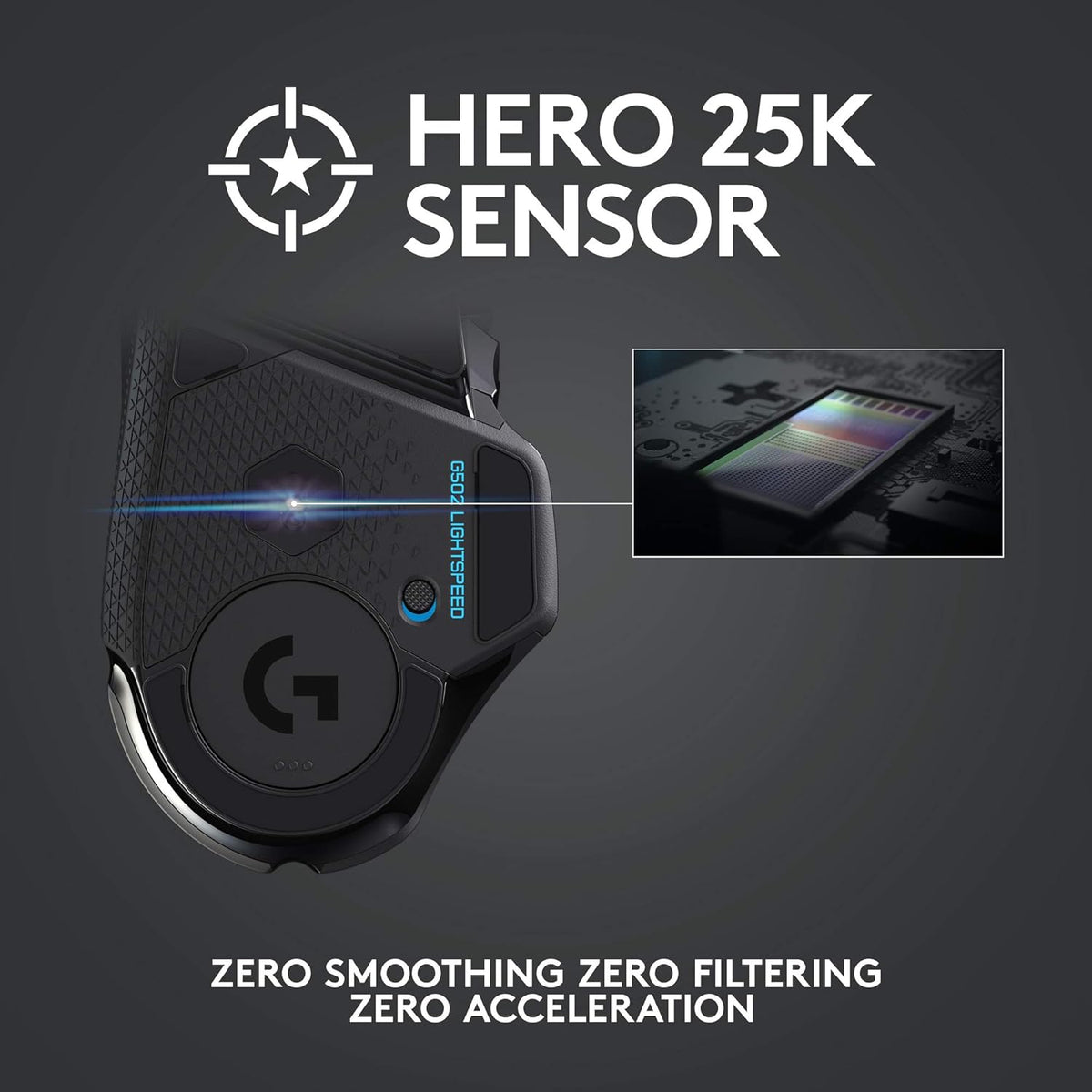 Logitech G502 HERO Gaming Mouse – Wired & Wireless