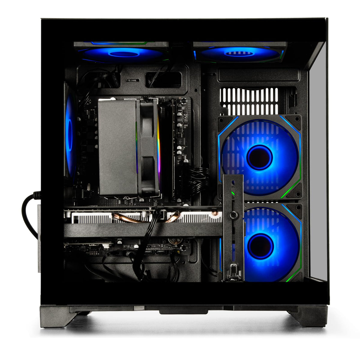 Gaming Desktop PC – Ryzen 5 4500, GeForce RTX 3050, 16GB DDR4 RAM, 512GB NVMe SSD, WiFi 6 – Desktop for Gaming, Streaming, School, Home Office & Everyday Use - Flex Gamingproduct_type