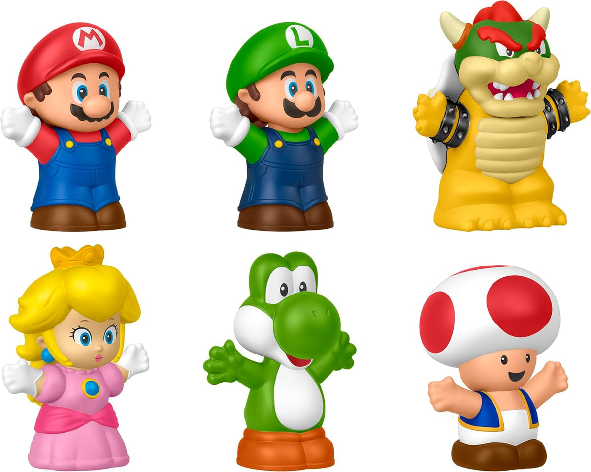 Fisher-Price Little People My Mario – 6-Piece Character Figure Set