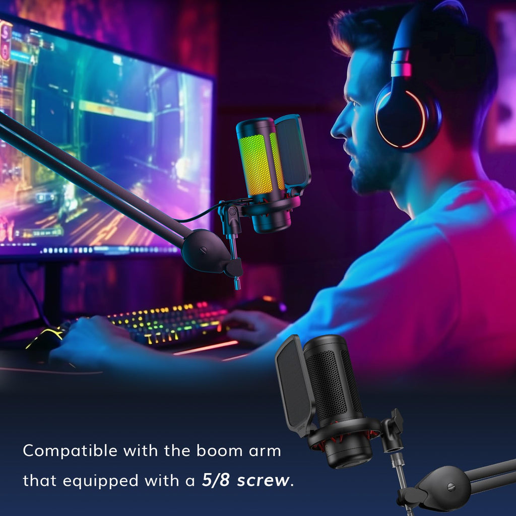 TONOR TC310+ RGB Gaming Microphone Set – 3 Styles & 3 Colors