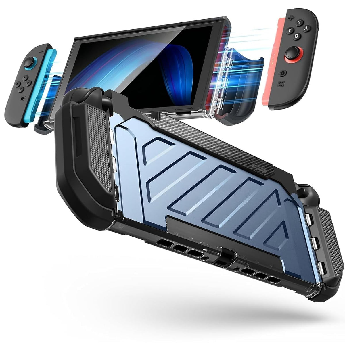 SUPCASE Unicorn Beetle Pro Case for Nintendo Switch 2 2025, [Military-Grade Protection] [Joy Con Remove Friendly] Dockable Integrated Cover Accessories Compatible with Switch 2, Black - Flex Gamingproduct_type