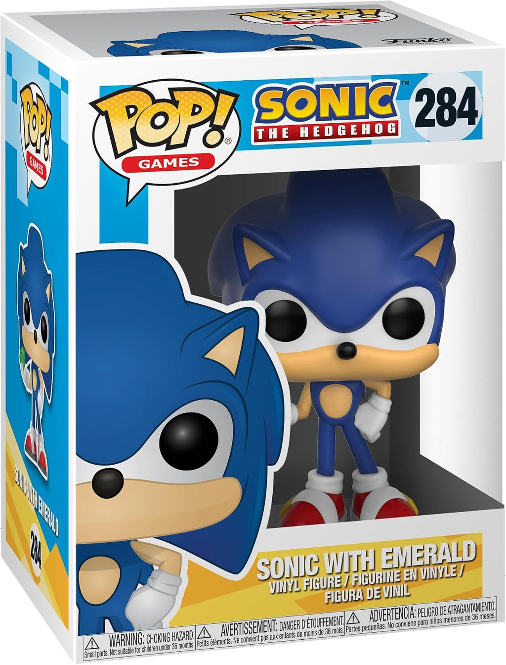 Funko POP! Sonic the Hedgehog – Sonic with Emerald Vinyl Figure