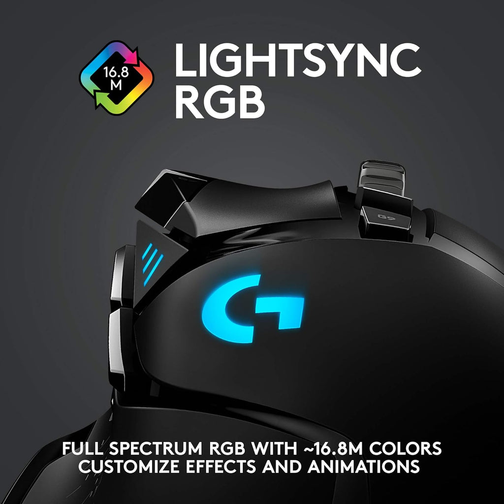 Logitech G502 HERO Gaming Mouse – Wired & Wireless