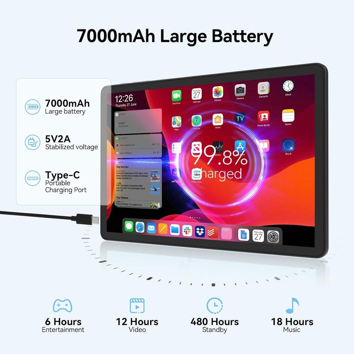 FEONAL 11-Inch Android 16 Tablet – 2 Colors