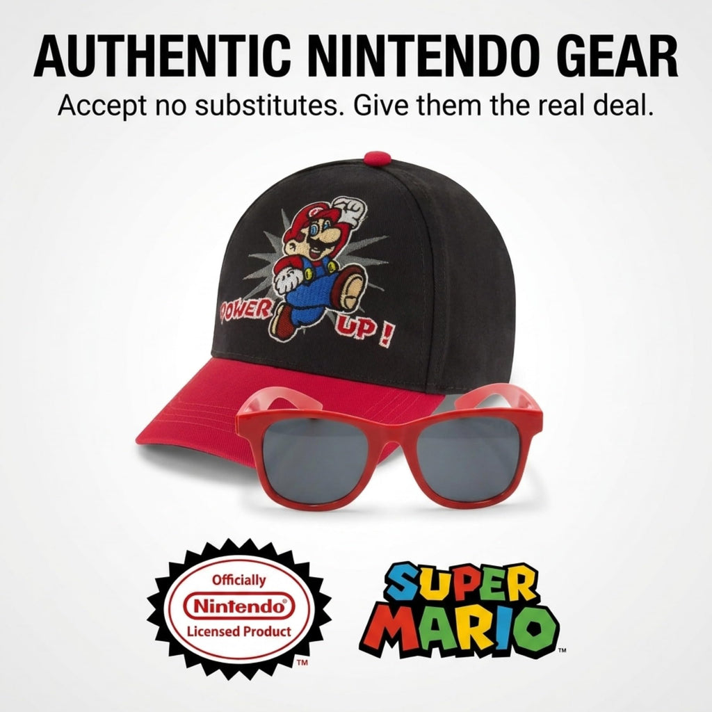 Nintendo Boys' Nintendo Boys' Baseball Cap - Flex Gamingproduct_type