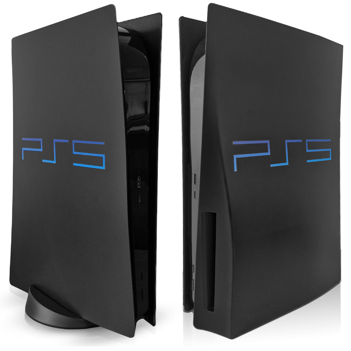 Cover Plates and Faceplate for PS5 Disc Edition, Compatible with PlayStation 5 Original Console, Red and Black Spider Design Replacement Side Panels - Flex Gamingproduct_type